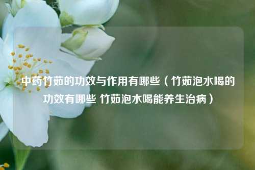 中药竹茹的功效与作用有哪些（竹茹泡水喝的功效有哪些 竹茹泡水喝能养生治病）